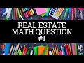 Real estate math question 1  2836 rule