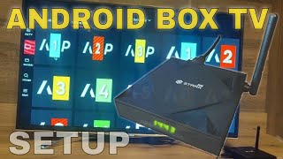 ANDROID TV BOX setting with Playstore IPTV apps screenshot 1