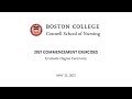 Connell School of Nursing Graduate Degree Ceremony