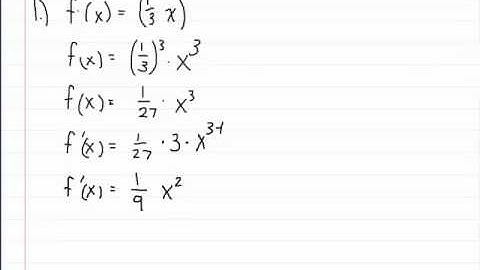 Derivatives-Power Rule-Part 5