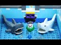 Lego City | Top 10 Movie Lego SHARK ATTACK Superhero Avengers | Lego Stop Motion