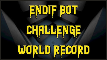 Quakeworld ENDIF Bot Challenge World Record