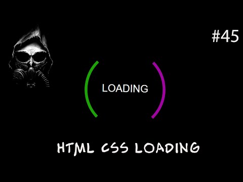 HTML CSS LOADING ANIMATION|@pinkweb0 html css tutorial
