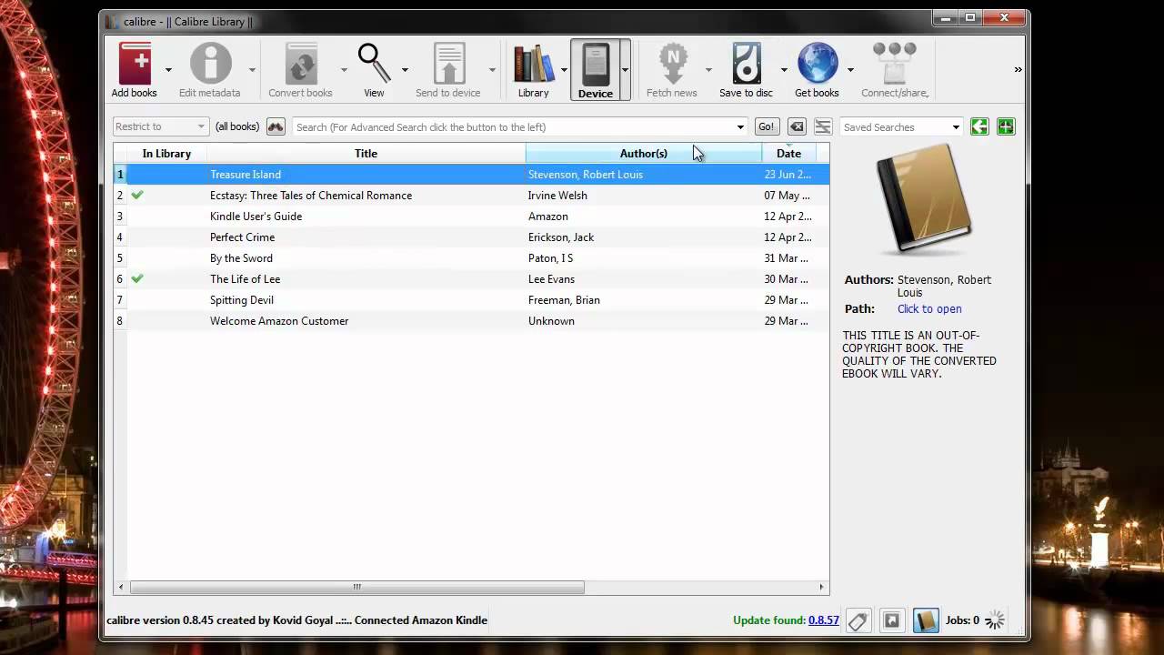Download Books From Kindle To Calibre Library Youtube