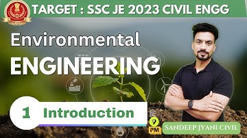 Day 1 | Environmental Engineering | SSC JE 2023 PAPER 1 | SANDEEP JYANI CIVIL