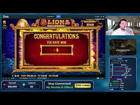 Syztmz hits an INSANE MAX WIN on 5 Lions Megaways