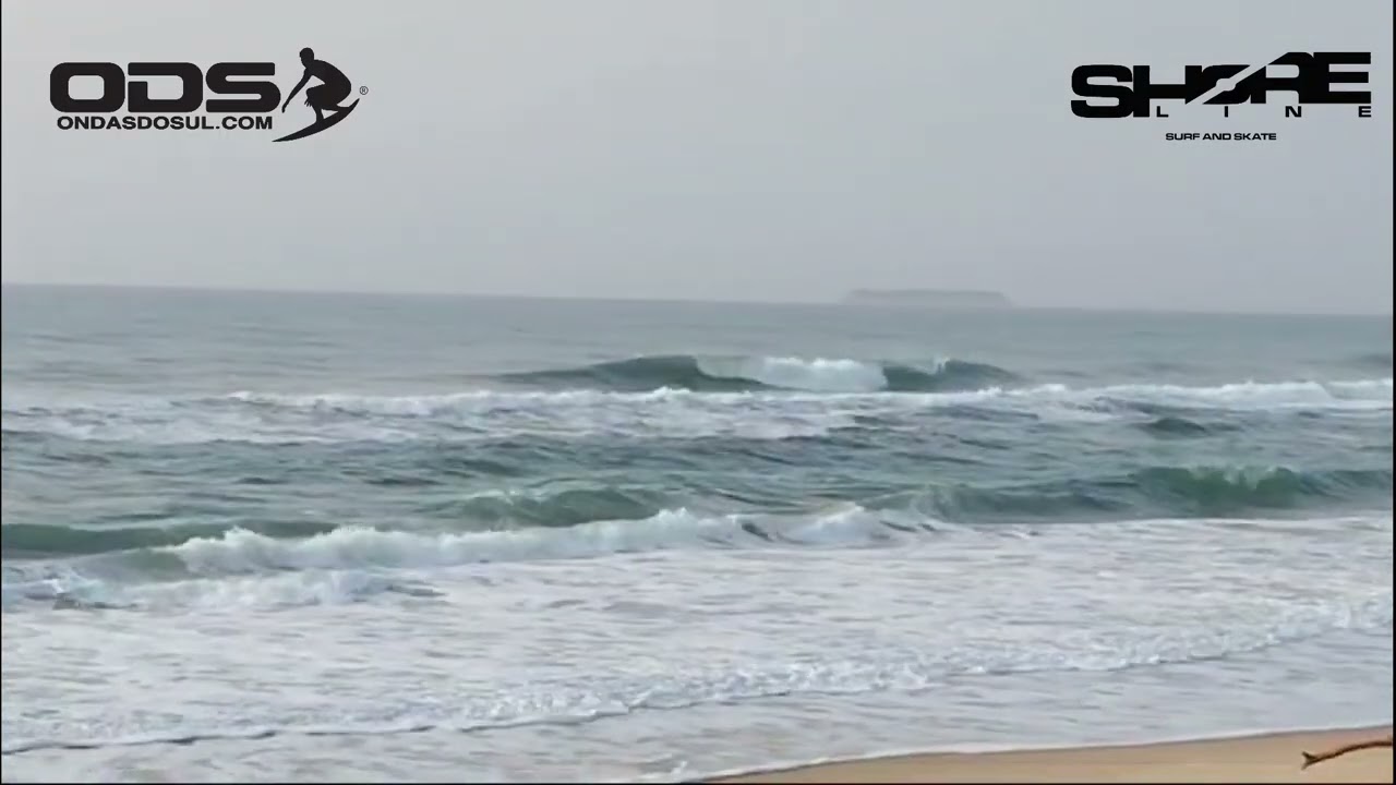 Vídeo Boletim OndasdoSul/ShorelineSurfSkate Moçambique Santa Catarina 23 agosto 2024 Sexta Feira