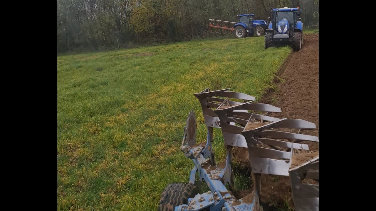 Traktoros Vlog 20#-Szántás (2x New Holland T7 + Case IH Puma 185)