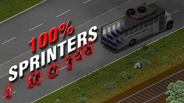 EVERY Zombie is a SPRINTER! - Project Zomboid Build 42.12