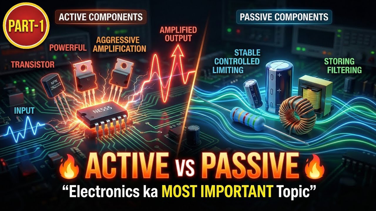 Active aur Passive Components kya hote hain? | Electronics Basics ...