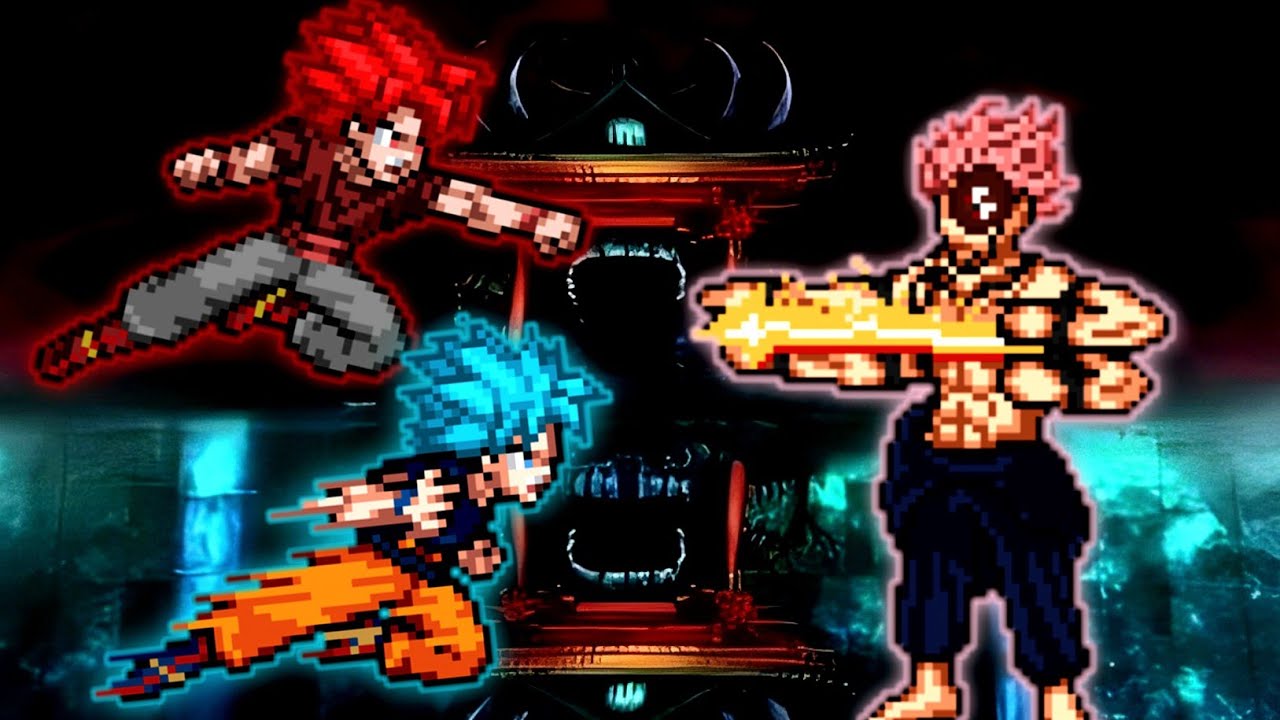 Perfect Ssb Goku Perfect SSB V2 & Evil Goku Perfect PSSJ VS Sukuna Era Heian 4 Arms ...