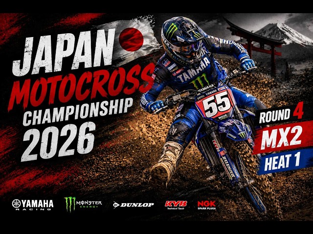 D.I.D JMX 2026 Japan Motocross Championship Round 4 MX2 Heat 1