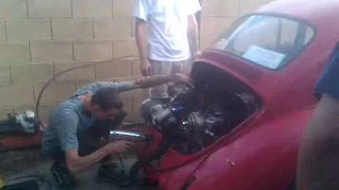 1776 cc turbo vw beetle motor first start