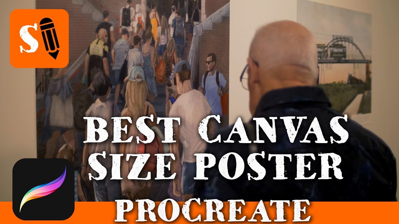 Best Canvas Size For Big Posters In Procreate Youtube