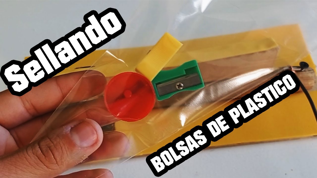 Maquina SELLADORA de BOLSAS de plástico CASERA paso a paso FACIL 