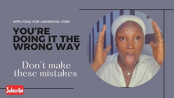 ALWAYS GET PICKED FOR JOBS WITH THESE 3 SIMPLE TIPS/ #usheringjobs