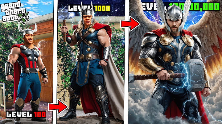 Level 1 THOR to Level 1,000,000,000 THOR in GTA 5