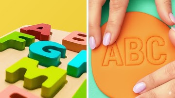 🔤 Let’s Learn the Alphabet! 🧩 Clay Shapes & Puzzle Fun! 🌟