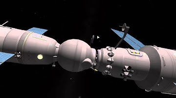 Soft-docking KSP Demonstration