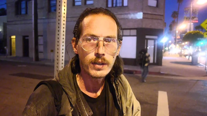 Homeless man talks openly about being addicted to ...