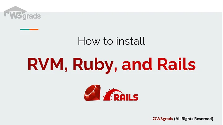 Installing of RVM, Ruby, and Rails