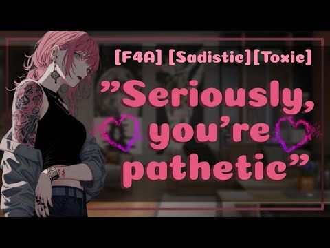 [F4A] Possessive sadistic girlfriend puts you in a collar [ASMR] [ROLEPLAY] [Toxic-Relationship]