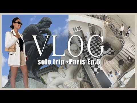 人生初のひとり旅in Paris Vlog 5 | ロダン美術館とパリ土産探し| CHANEL | YSL