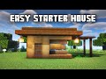 Minecraft : Easy Starter House Build Tutorial