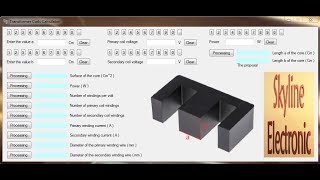 Transformer winding calculation software . Download for free screenshot 3