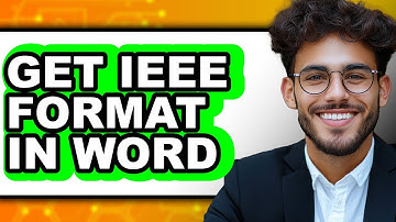 How to Get IEEE Format in Word (Only Way)