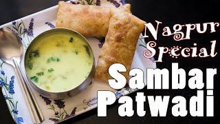 Nagpur Special Sambarvadi | Kothimbirvadi Recipe | नागपुर स्पेशल सांभर पाटवडी | Feed Foodie