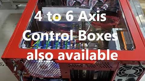 3 to 6 Axis ETHERNET Closed Loop CNC Router Control Box