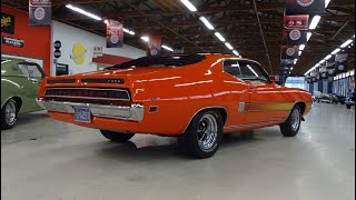 1970 Ford Torino GT in Calypso Coral Orange & 351 Engine Sound on My Car Story with Lou Costabile
