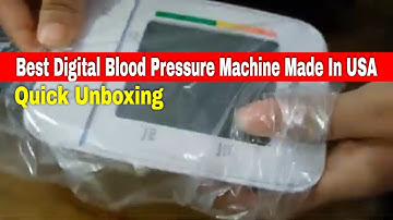 RapidScan Best Digital Blood Pressure Machine Made In USA Quick Unboxing