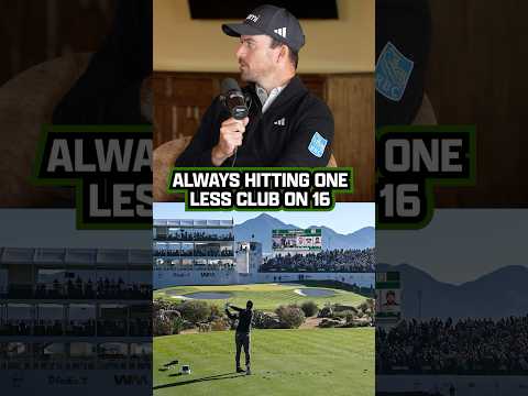 2024 WMPO winner Nick Taylor explains why pros always take one less club at the 16th.
