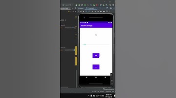 Continuous volume changing with buttons in android app #app #tutorial #androidtutorial