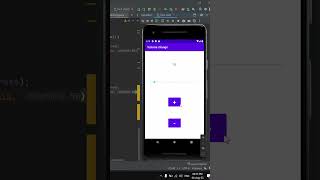 Continuous volume changing with buttons in android app #app #tutorial #androidtutorial screenshot 5