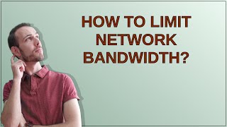 Unix: How to limit network bandwidth