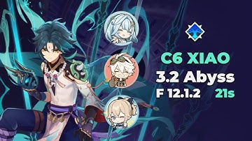 21 SEC XIAO VS  12-1-2 Thunder Manifestation Spiral Abyss Speedrun