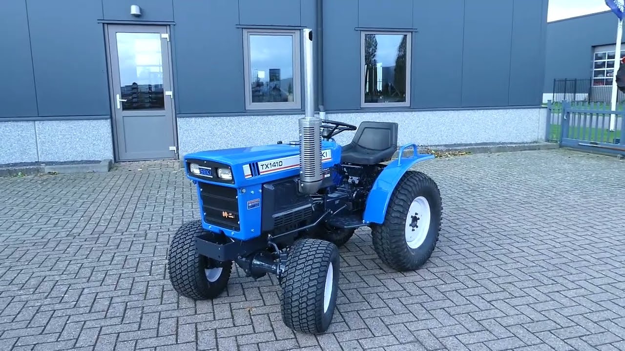 Iseki TX1410 4wd / 499 Draaiuren / Gazonbanden - YouTube