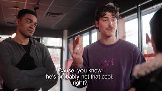 Details Adults | Paul Baker and Anton take Annabelle for pizza | Jack Innanen, Owen Thiele & Lilah Guaragna Guide