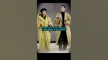 A meet up we never expected: Hailey Bieber and Alexa Demie 🤍