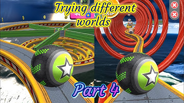 Trying Different Worlds in Going Balls - Day 4 | [4K] Speedrun | Android/iOS Gameplay