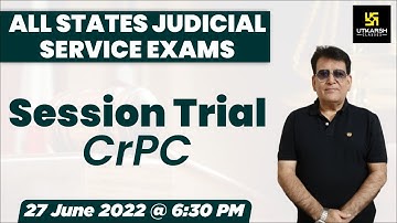 Trial Before Court of Session | CRPC, 1973 #1| All Judiciary Exam | by Narendra Thanvi Sir