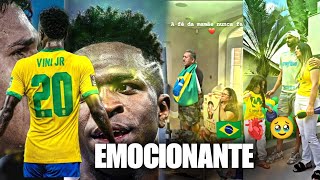 REAÇÃO EMOCIONANTE dos jogadores SENDO CONVOCADO e FAMILIARES....