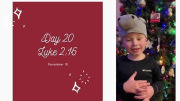 Advent Day 20, Luke 2:16