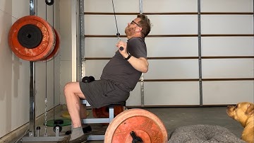 Day 97: Can a lazy 48 year old get back in shape? #latpulldown