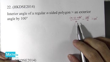 HKDSE 2014 Math Paper 2 (MC) Q 22