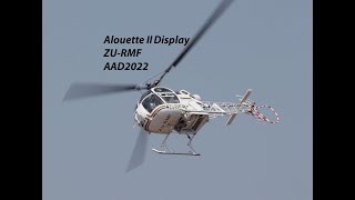 AAD2022 Alouette II Display ZU-RMF