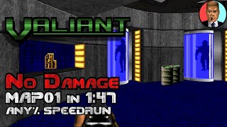 [World Record] No Damage Speedrun of Valiant Map 01 in 1:47